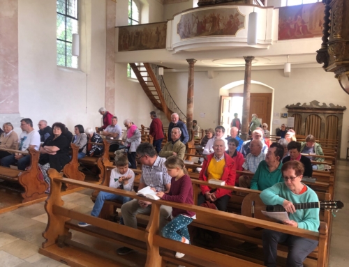 Maiandacht in der Wallfahrtskirche „Maria zum Berg Kamel in Baitenhausen“